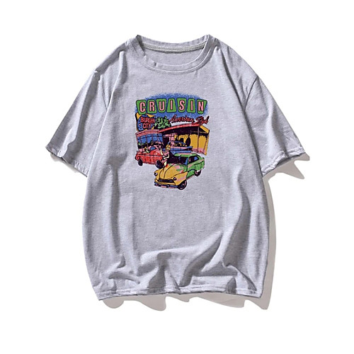 Men's Unisex T shirt Hot Stamping Car Plus Size Print Short Sleeve Casual Tops 100% Cotton Casual Fashion Gray
Men's Unisex T shirt Hot Stamping Car Plus Size Print Short Sleeve Casual Tops 100% Cotton Casual Fashion Gray