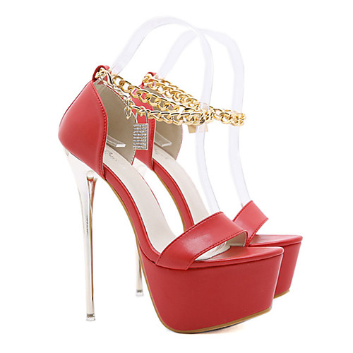 Women's Sandals Stiletto Heel Peep Toe High Heel Sandals Classic Daily Patent Leather Solid Colored Almond Black Red
Women's Sandals Stiletto Heel Peep Toe High Heel Sandals Classic Daily Patent Leather Solid Colored Almond Black Red