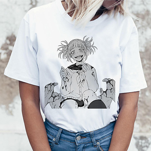 Inspired by My Hero Academia / Boku No Hero Ahegao Cosplay Costume T-shirt Polyester / Cotton Blend Graphic Prints Printing Harajuku Graphic T-shirt For Women's / Men's
Inspired by My Hero Academia / Boku No Hero Ahegao Cosplay Costume T-shirt Polyester / Cotton Blend Graphic Prints Printing Harajuku Graphic T-shirt For Women's / Men's