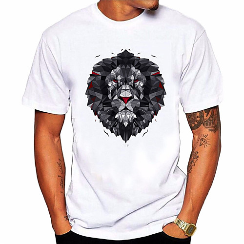 Men's Unisex T shirt Hot Stamping Animal Plus Size Print Short Sleeve Daily Tops 100% Cotton Basic Casual Black / White Red / White Gray / White
Men's Unisex T shirt Hot Stamping Animal Plus Size Print Short Sleeve Daily Tops 100% Cotton Basic Casual Black / White Red / White Gray / White