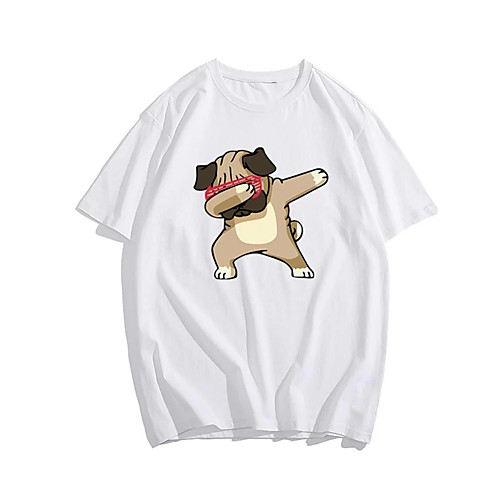Men's Unisex T shirt Hot Stamping Dog Animal Plus Size Print Short Sleeve Casual Tops 100% Cotton Casual Fashion White Black Red
Men's Unisex T shirt Hot Stamping Dog Animal Plus Size Print Short Sleeve Casual Tops 100% Cotton Casual Fashion White Black Red