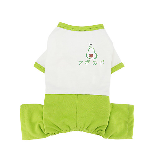 Dog Cat Jumpsuit Pajamas Avocado Basic Adorable Cute Dailywear Casual / Daily Dog Clothes Puppy Clothes Dog Outfits Breathable Green Costume for Girl and Boy Dog Polyster S M L XL XXL
Dog Cat Jumpsuit Pajamas Avocado Basic Adorable Cute Dailywear Casual / Daily Dog Clothes Puppy Clothes Dog Outfits Breathable Green Costume for Girl and Boy Dog Polyster S M L XL XXL