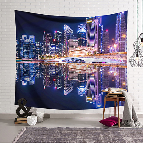 Wall Tapestry Art Decor Blanket Curtain Hanging Home Bedroom Living Room Decoration Polyester City Night View Neon Lights
Wall Tapestry Art Decor Blanket Curtain Hanging Home Bedroom Living Room Decoration Polyester City Night View Neon Lights