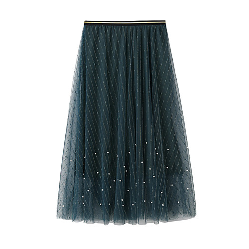 Women's Going out Weekend Elegant Streetwear Skirts Solid Colored Beaded Layered Pleated Blushing Pink Green Beige
Women's Going out Weekend Elegant Streetwear Skirts Solid Colored Beaded Layered Pleated Blushing Pink Green Beige