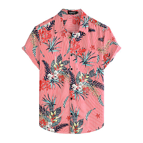 Men's Shirt Floral Short Sleeve Daily Tops 100% Cotton Basic Boho Classic Collar Red / Beach
Men's Shirt Floral Short Sleeve Daily Tops 100% Cotton Basic Boho Classic Collar Red / Beach