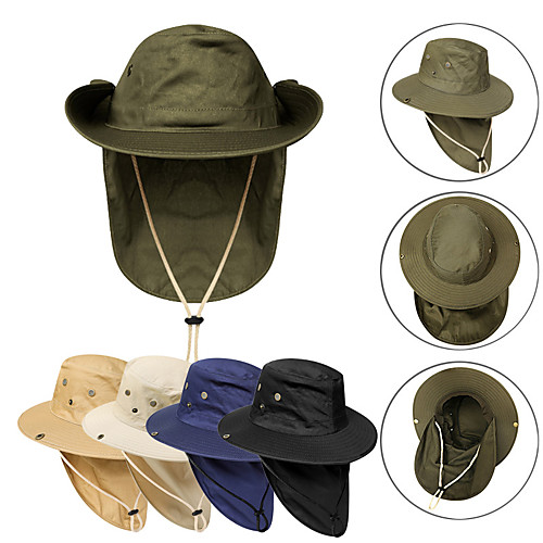 Men's Sun Hat Fishing Hat Fisherman Hat Hiking Hat 1 PCS Outdoor Portable Sunscreen UV Resistant Ultraviolet Resistant Hat Solid Color Nylon White Black Army Green for Camping / Hiking Hunting Fishing
Men's Sun Hat Fishing Hat Fisherman Hat Hiking Hat 1 PCS Outdoor Portable Sunscreen UV Resistant Ultraviolet Resistant Hat Solid Color Nylon White Black Army Green for Camping / Hiking Hunting Fishing