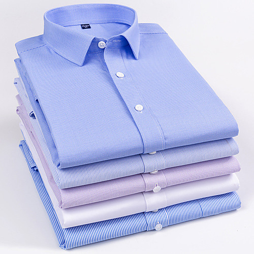 Men's Shirt Striped Button-Down Long Sleeve Casual Tops Business Simple A B C
Men's Shirt Striped Button-Down Long Sleeve Casual Tops Business Simple A B C