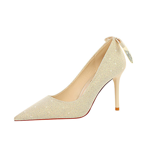 Women's Heels Stiletto Heel Pointed Toe PU Rhinestone Sequin Solid Colored Black Gold Silver
Women's Heels Stiletto Heel Pointed Toe PU Rhinestone Sequin Solid Colored Black Gold Silver
