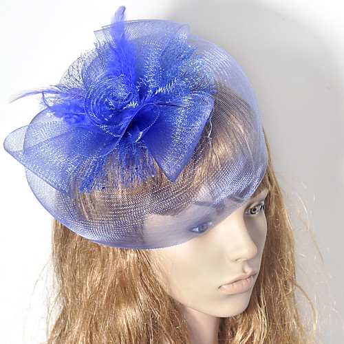 Vintage Style Classic Tulle Fascinators with Feather / Floral / Solid 1 Piece Special Occasion / Party / Evening Headpiece
Vintage Style Classic Tulle Fascinators with Feather / Floral / Solid 1 Piece Special Occasion / Party / Evening Headpiece