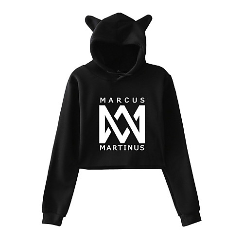 Inspired by Cosplay marcus&martinus Polyester / Cotton Blend Cosplay Costume Crop Top Hoodie Printing Cat Ear Graphic Crop Top For Women's
Inspired by Cosplay marcus&martinus Polyester / Cotton Blend Cosplay Costume Crop Top Hoodie Printing Cat Ear Graphic Crop Top For Women's