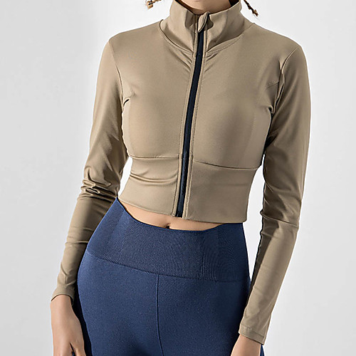 Women's Jacket Daily Fall & Winter Short Coat Stand Collar Skinny Sporty Active Jacket Long Sleeve Solid Colored Blue Black
Women's Jacket Daily Fall & Winter Short Coat Stand Collar Skinny Sporty Active Jacket Long Sleeve Solid Colored Blue Black