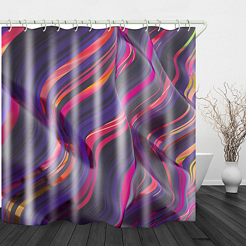 Ripple Color flow Print Waterproof Fabric Shower Curtain for Bathroom Home Decor Covered Bathtub Curtains Liner Includes with Hooks 72 Inch
Ripple Color flow Print Waterproof Fabric Shower Curtain for Bathroom Home Decor Covered Bathtub Curtains Liner Includes with Hooks 72 Inch