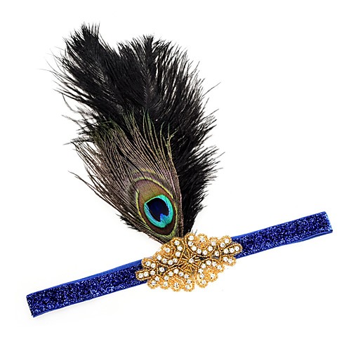 1920s Retro Fabric Fascinators with Feather / Crystals 1 Piece Special Occasion / Party / Evening Headpiece
1920s Retro Fabric Fascinators with Feather / Crystals 1 Piece Special Occasion / Party / Evening Headpiece