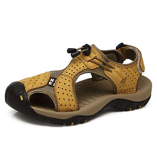 Men's Sandals Outdoor Hiking Sandals Casual Daily Outdoor Walking Shoes Cowhide Breathable Non-slipping Blue Khaki Gold Summer
Men's Sandals Outdoor Hiking Sandals Casual Daily Outdoor Walking Shoes Cowhide Breathable Non-slipping Blue Khaki Gold Summer