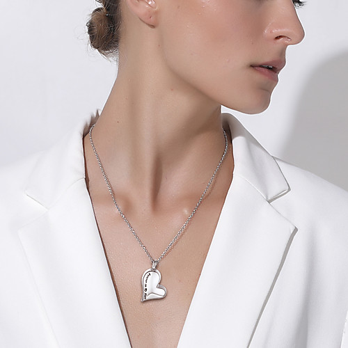 Women's Men's Pendant Necklace Necklace Heart Romantic Fashion Sweet Titanium Steel Silver Gold 505 cm Necklace Jewelry 1pc For Wedding Gift Engagement Birthday Party Festival
Women's Men's Pendant Necklace Necklace Heart Romantic Fashion Sweet Titanium Steel Silver Gold 505 cm Necklace Jewelry 1pc For Wedding Gift Engagement Birthday Party Festival