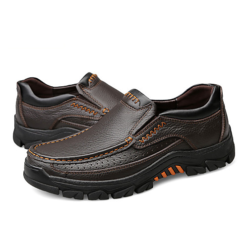 Men's Loafers & Slip-Ons Comfort Loafers Casual Daily Walking Shoes Leather Breathable Non-slipping Wear Proof Black Brown Spring
Men's Loafers & Slip-Ons Comfort Loafers Casual Daily Walking Shoes Leather Breathable Non-slipping Wear Proof Black Brown Spring