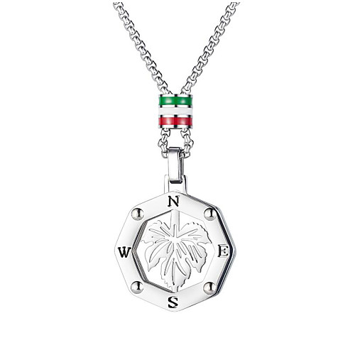 Men's Resin Pendant Necklace Classic Leaf Simple Titanium Steel Silver 55 cm Necklace Jewelry 1pc For Anniversary Street Birthday Party Festival
Men's Resin Pendant Necklace Classic Leaf Simple Titanium Steel Silver 55 cm Necklace Jewelry 1pc For Anniversary Street Birthday Party Festival