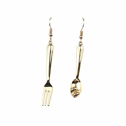 funny spoon fork asymmetry dangle earrings polishing gold plated cute drop earrings for women girls
funny spoon fork asymmetry dangle earrings polishing gold plated cute drop earrings for women girls