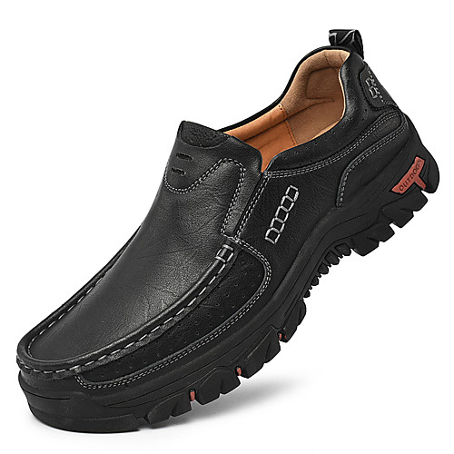 Men's Loafers & Slip-Ons Comfort Loafers Sporty Casual Athletic Outdoor Trail Running Shoes Nappa Leather Cowhide Waterproof Handmade Non-slipping Booties / Ankle Boots Black Grey Dark Brown Black
Men's Loafers & Slip-Ons Comfort Loafers Sporty Casual Athletic Outdoor Trail Running Shoes Nappa Leather Cowhide Waterproof Handmade Non-slipping Booties / Ankle Boots Black Grey Dark Brown Black
