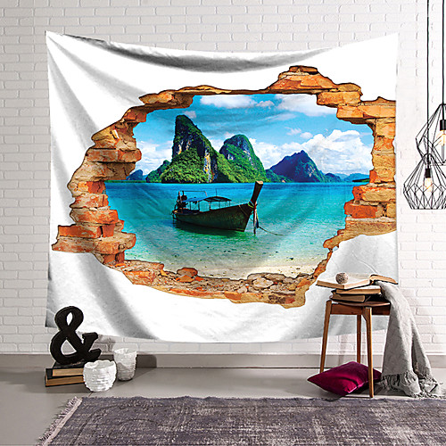 Wall Tapestry Art Decor Blanket Curtain Hanging Home Bedroom Living Room Decoration Polyester Brick Boat Lake Mountain
Wall Tapestry Art Decor Blanket Curtain Hanging Home Bedroom Living Room Decoration Polyester Brick Boat Lake Mountain