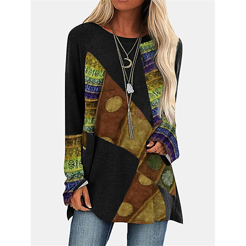 Women's Shift Dress Short Mini Dress Blue Purple Khaki Green Red Long Sleeve Print Print Spring Round Neck Vintage Loose 2021 S M L XL XXL 3XL
Women's Shift Dress Short Mini Dress Blue Purple Khaki Green Red Long Sleeve Print Print Spring Round Neck Vintage Loose 2021 S M L XL XXL 3XL