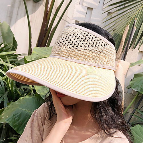Women's Hiking Cap 1 PCS Outdoor Portable Sunscreen Breathable Soft Hat Solid Color Polyester Light Yellow Grey for Fishing Climbing Beach
Women's Hiking Cap 1 PCS Outdoor Portable Sunscreen Breathable Soft Hat Solid Color Polyester Light Yellow Grey for Fishing Climbing Beach
