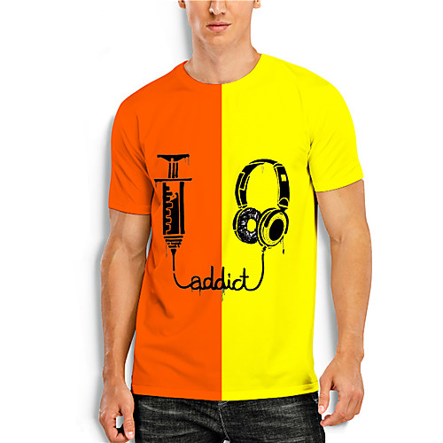 Men's T shirt 3D Print Patchwork Graphic Prints Print Short Sleeve Daily Tops Casual Designer Big and Tall Red
Men's T shirt 3D Print Patchwork Graphic Prints Print Short Sleeve Daily Tops Casual Designer Big and Tall Red