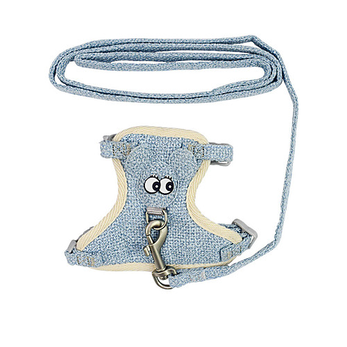 Dog Cat Harness Training Leash Harness Leash Set Adjustable Breathable Escape Proof Outdoor Walking Big Eyes Nylon Small Dog Blue Pink Coffee
Dog Cat Harness Training Leash Harness Leash Set Adjustable Breathable Escape Proof Outdoor Walking Big Eyes Nylon Small Dog Blue Pink Coffee
