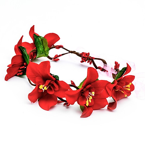 Flower Style Romantic Fabric Headpiece with Floral 1 Piece Special Occasion / Party / Evening Headpiece
Flower Style Romantic Fabric Headpiece with Floral 1 Piece Special Occasion / Party / Evening Headpiece