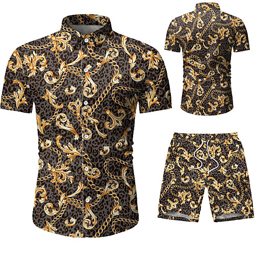 Men's Shirt Other Prints Graphic Prints Print Short Sleeve Vacation Tops White Black
Men's Shirt Other Prints Graphic Prints Print Short Sleeve Vacation Tops White Black