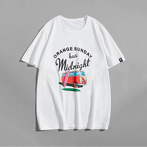 Men's Unisex T shirt Hot Stamping Car Plus Size Print Short Sleeve Casual Tops 100% Cotton Basic Casual Fashion White
Men's Unisex T shirt Hot Stamping Car Plus Size Print Short Sleeve Casual Tops 100% Cotton Basic Casual Fashion White