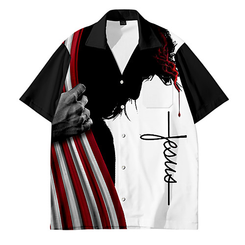 Men's Shirt 3D Print Shadow 3D Print Button-Down Short Sleeve Casual Tops Casual Fashion Breathable Comfortable Black / Sports
Men's Shirt 3D Print Shadow 3D Print Button-Down Short Sleeve Casual Tops Casual Fashion Breathable Comfortable Black / Sports
