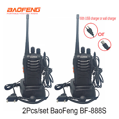 2PCS Walkie Talkie Baofeng BF-888S 16CH UHF 400-470MHz Baofeng 888S Ham Radio HF Transceiver Amador Portable Intercoms Super Sound Quality
2PCS Walkie Talkie Baofeng BF-888S 16CH UHF 400-470MHz Baofeng 888S Ham Radio HF Transceiver Amador Portable Intercoms Super Sound Quality