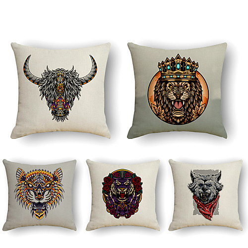 Cushion Cover 5PCS Linen Soft Print Square Throw Pillow Cover Cushion Case Pillowcase for Sofa Bedroom 45 x 45 cm (18 x 18 Inch) Superior Quality Mashine Washable
Cushion Cover 5PCS Linen Soft Print Square Throw Pillow Cover Cushion Case Pillowcase for Sofa Bedroom 45 x 45 cm (18 x 18 Inch) Superior Quality Mashine Washable