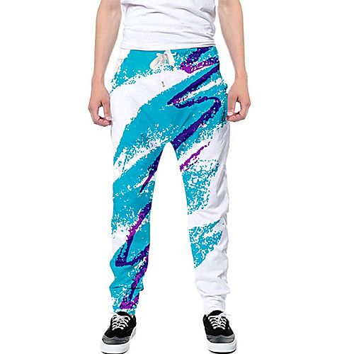 Men's Casual Athleisure Daily Sports Jogger Pants Sweatpants Pants Color Block Abstract Full Length Drawstring Pocket 3D Print Blue
Men's Casual Athleisure Daily Sports Jogger Pants Sweatpants Pants Color Block Abstract Full Length Drawstring Pocket 3D Print Blue