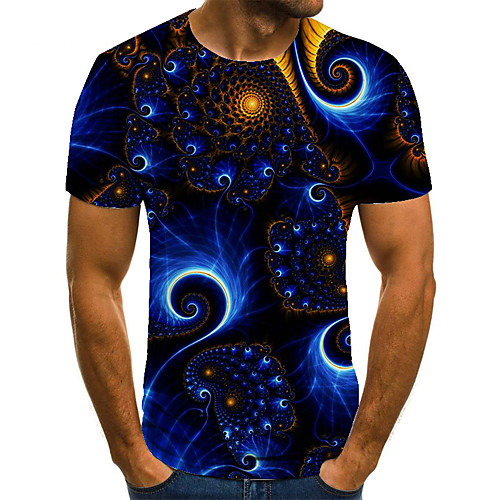 Men's T shirt Shirt 3D Print Star 3D Print Print Short Sleeve Casual Tops Casual Fashion Round Neck Blue
Men's T shirt Shirt 3D Print Star 3D Print Print Short Sleeve Casual Tops Casual Fashion Round Neck Blue