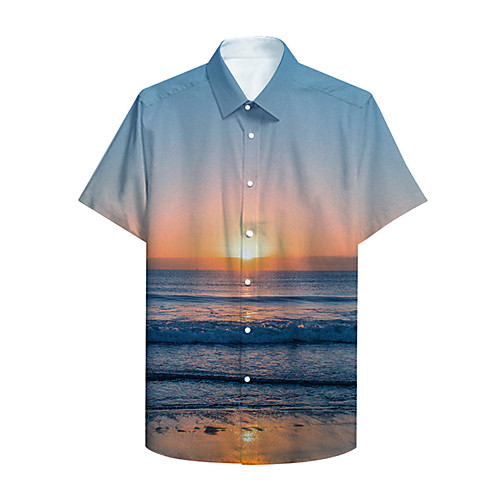 Men's Shirt 3D Print Graphic 3D Landscape Button-Down 3D Print Short Sleeve Casual Tops Casual Hawaiian Orange
Men's Shirt 3D Print Graphic 3D Landscape Button-Down 3D Print Short Sleeve Casual Tops Casual Hawaiian Orange