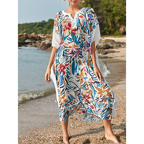 Women's Swimsuit Cover Up Beach Top Swimsuit Oversized Print Camo Abstract White Black Swimwear T shirt Dress Tunic V Wire Bathing Suits New Fashion Sexy / Loose
Women's Swimsuit Cover Up Beach Top Swimsuit Oversized Print Camo Abstract White Black Swimwear T shirt Dress Tunic V Wire Bathing Suits New Fashion Sexy / Loose