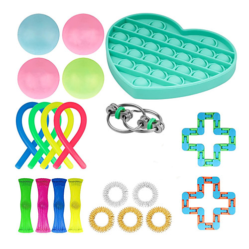 21pcs Fidget Toys Anti Stress Toy Stretchy Strings Mesh Marble Relief Gift For Adults Children Sensory Antistress Relief Toys
21pcs Fidget Toys Anti Stress Toy Stretchy Strings Mesh Marble Relief Gift For Adults Children Sensory Antistress Relief Toys