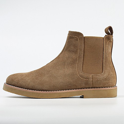 Men's Boots Classic Daily Outdoor Walking Shoes Leather Non-slipping Booties / Ankle Boots Almond Brown Winter
Men's Boots Classic Daily Outdoor Walking Shoes Leather Non-slipping Booties / Ankle Boots Almond Brown Winter