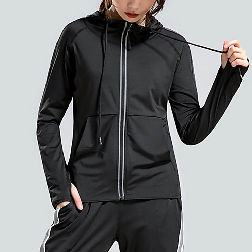 Women's Jacket Daily Fall & Winter Regular Coat Slim Sporty Jacket Long Sleeve Solid Colored Drawstring Gray Black
Women's Jacket Daily Fall & Winter Regular Coat Slim Sporty Jacket Long Sleeve Solid Colored Drawstring Gray Black