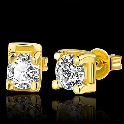 Women's Cubic Zirconia Earrings Geometrical Fashion Stylish Gold Plated Earrings Jewelry Gold For Anniversary Date Birthday Festival 1 Pair
Women's Cubic Zirconia Earrings Geometrical Fashion Stylish Gold Plated Earrings Jewelry Gold For Anniversary Date Birthday Festival 1 Pair