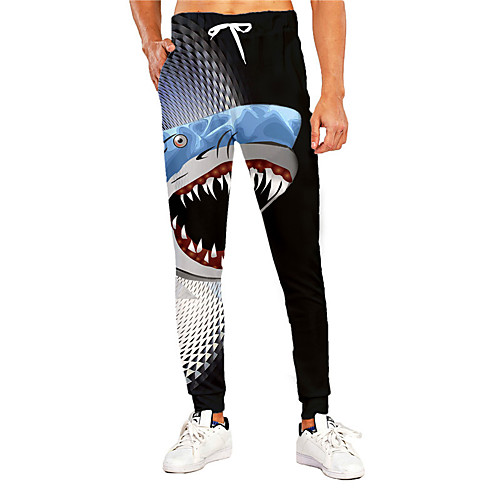 Men's Casual Athleisure Outdoor Sports Daily Sports Pants Sweatpants Trousers Pants Graphic Prints Shark Animal Full Length Print Black
Men's Casual Athleisure Outdoor Sports Daily Sports Pants Sweatpants Trousers Pants Graphic Prints Shark Animal Full Length Print Black