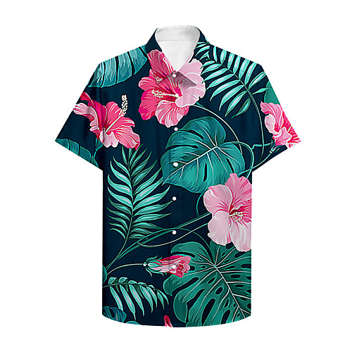 Men's Shirt 3D Print Floral Graphic Prints Button-Down Print Short Sleeve Daily Tops Casual Hawaiian Green
Men's Shirt 3D Print Floral Graphic Prints Button-Down Print Short Sleeve Daily Tops Casual Hawaiian Green