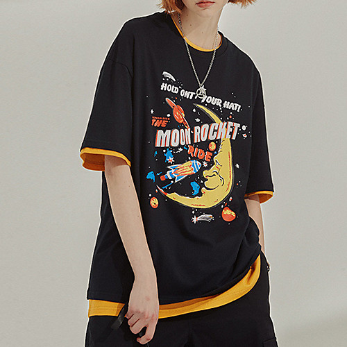 Men's Unisex T shirt Hot Stamping Graphic Prints Moon Plus Size Print Short Sleeve Casual Tops 100% Cotton Basic Casual Fashion White Black
Men's Unisex T shirt Hot Stamping Graphic Prints Moon Plus Size Print Short Sleeve Casual Tops 100% Cotton Basic Casual Fashion White Black