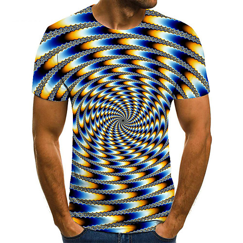 Men's T shirt Shirt 3D Print Geometric 3D Print Print Short Sleeve Casual Tops Casual Fashion Round Neck Black / White
Men's T shirt Shirt 3D Print Geometric 3D Print Print Short Sleeve Casual Tops Casual Fashion Round Neck Black / White