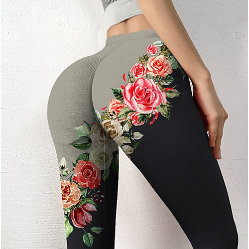 Women's Stylish Novelty Comfort Skinny Leisure Sports Weekend Leggings Pants Graphic Prints Flower Ankle-Length Sporty Elastic Waist Print Gray
Women's Stylish Novelty Comfort Skinny Leisure Sports Weekend Leggings Pants Graphic Prints Flower Ankle-Length Sporty Elastic Waist Print Gray