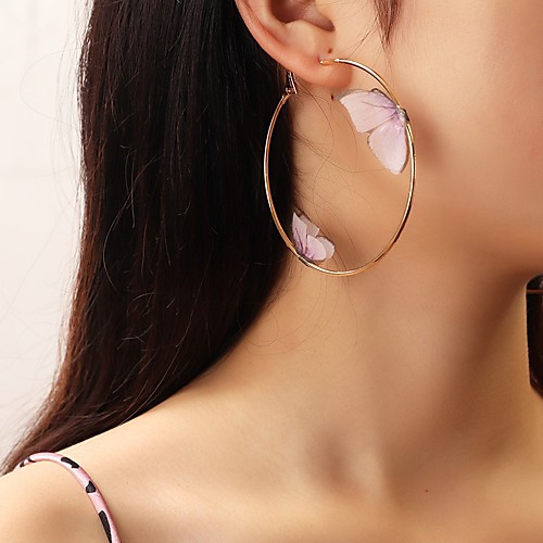 Women's Hoop Earrings Classic Holiday Cute Earrings Jewelry Gold For Gift Festival 1 Pair
Women's Hoop Earrings Classic Holiday Cute Earrings Jewelry Gold For Gift Festival 1 Pair