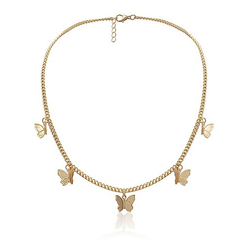 Women's Chains Necklace Butterfly Fashion Alloy Silver Gold 40 cm Necklace Jewelry 1pc For
Women's Chains Necklace Butterfly Fashion Alloy Silver Gold 40 cm Necklace Jewelry 1pc For