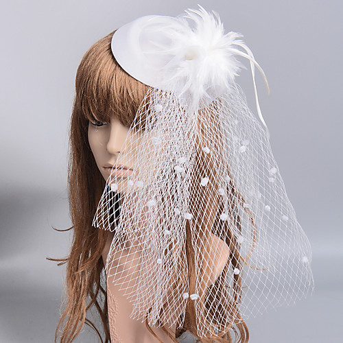 1920s Retro Tulle / Feathers Fascinators with Feather 1 Piece Special Occasion / Party / Evening Headpiece
1920s Retro Tulle / Feathers Fascinators with Feather 1 Piece Special Occasion / Party / Evening Headpiece